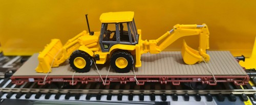 Carro aperto con - ruspa, jcb