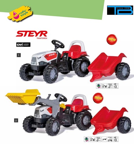 Trattore pedali rolly - pedali, toys