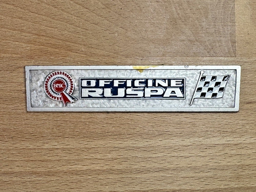 Scritta officine ruspa - officine,