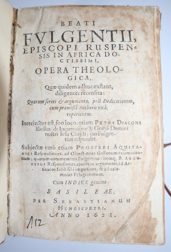 1621 beati fulgentii - 1621,